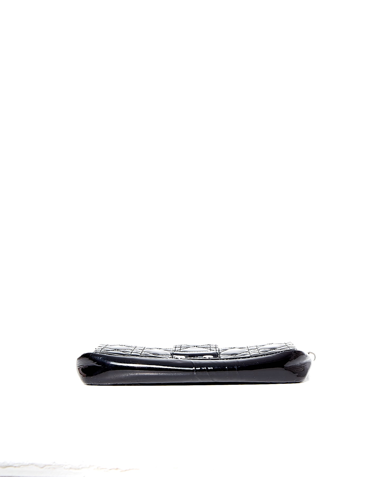 Dior Black Patent Leather Cannage Miss Promenade Wallet On Chain Bag