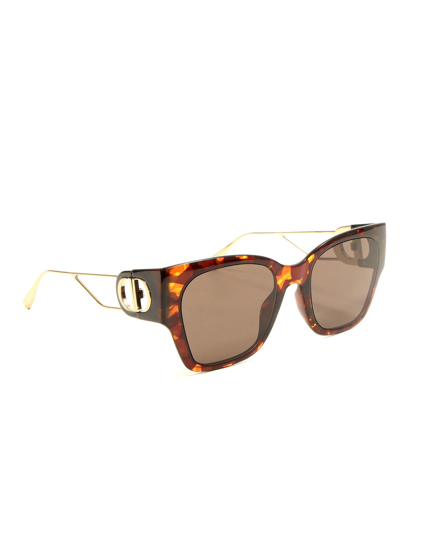 Dior Brown Tortoise 30 Montaigne Sunglasses