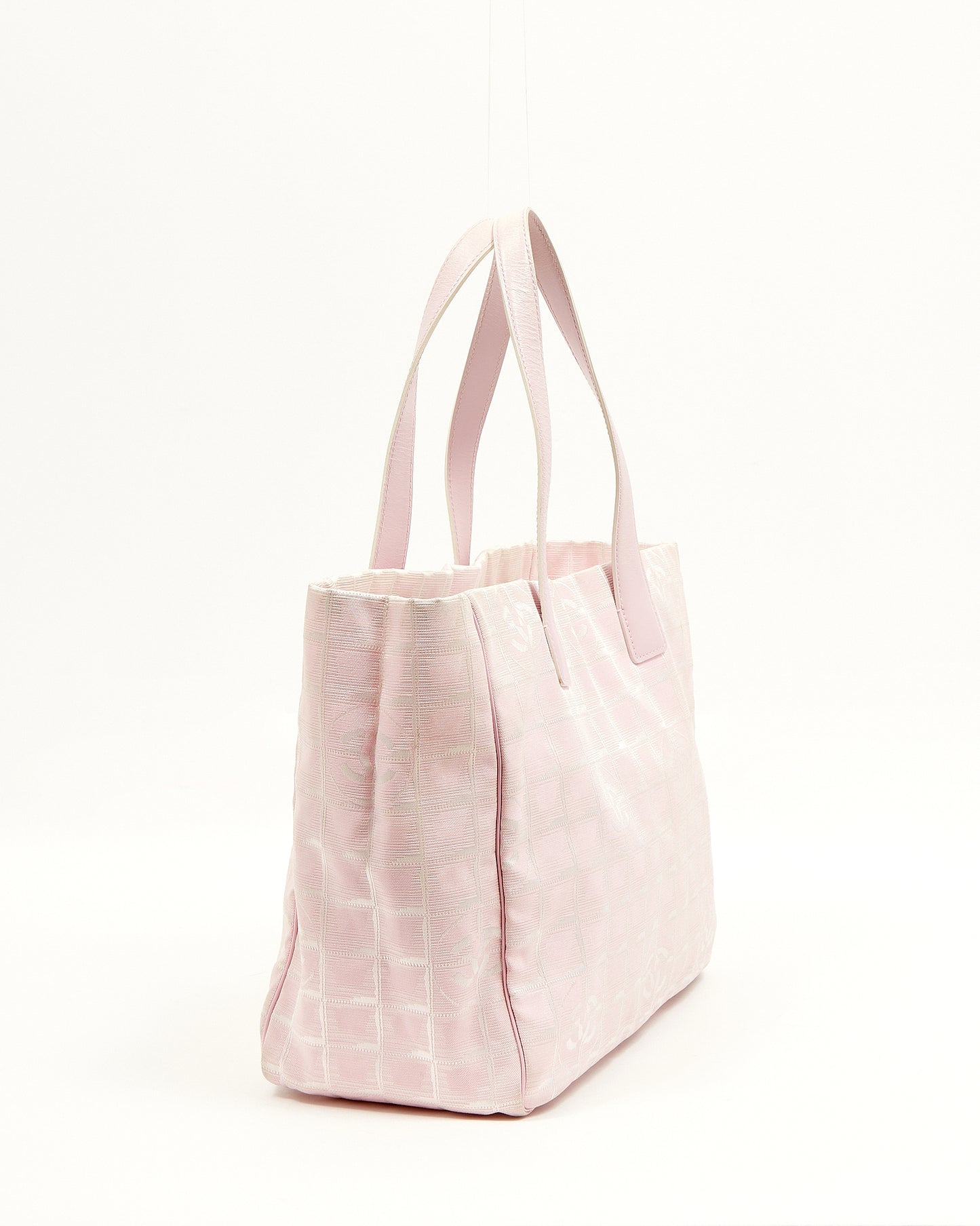 Chanel Pink Nylon New Travel Line Tote Bag