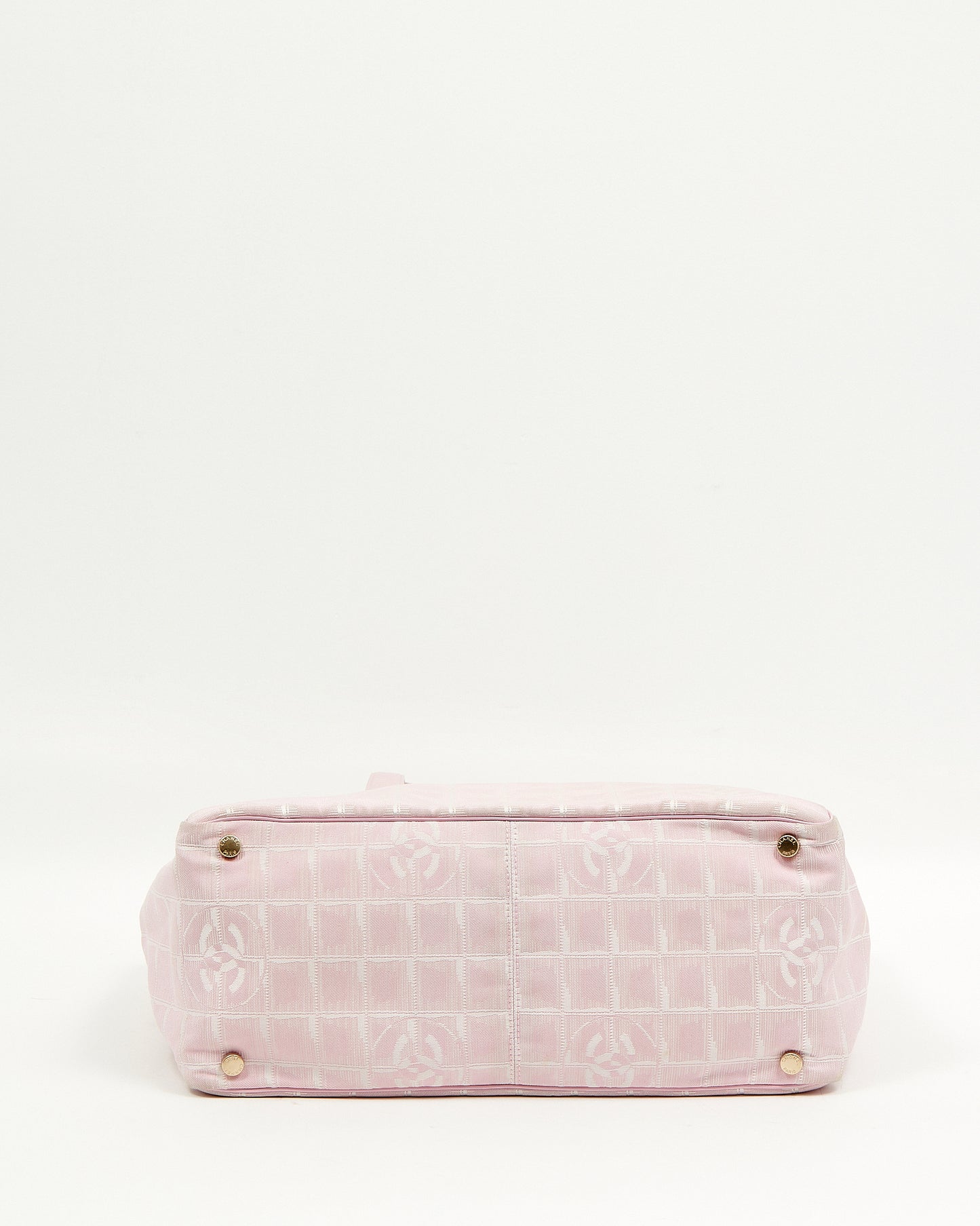 Chanel Pink Nylon New Travel Line Tote Bag