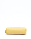 Chanel Yellow Caviar Leather CC Zip Pochette/Pouch