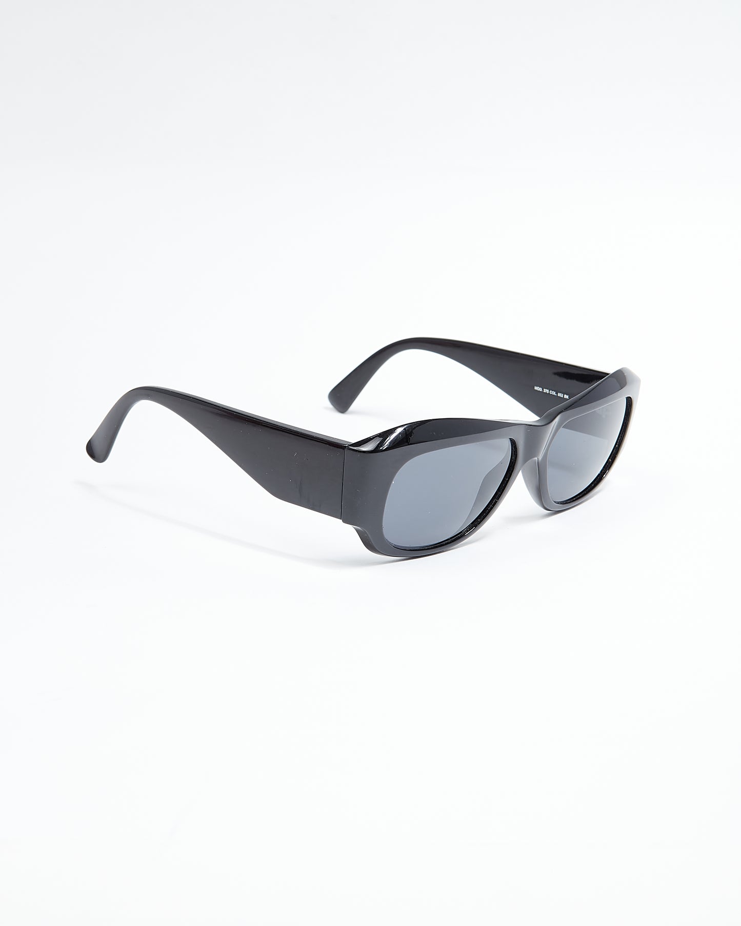 Versace Black Vintage Square MOD375 Sunglasses