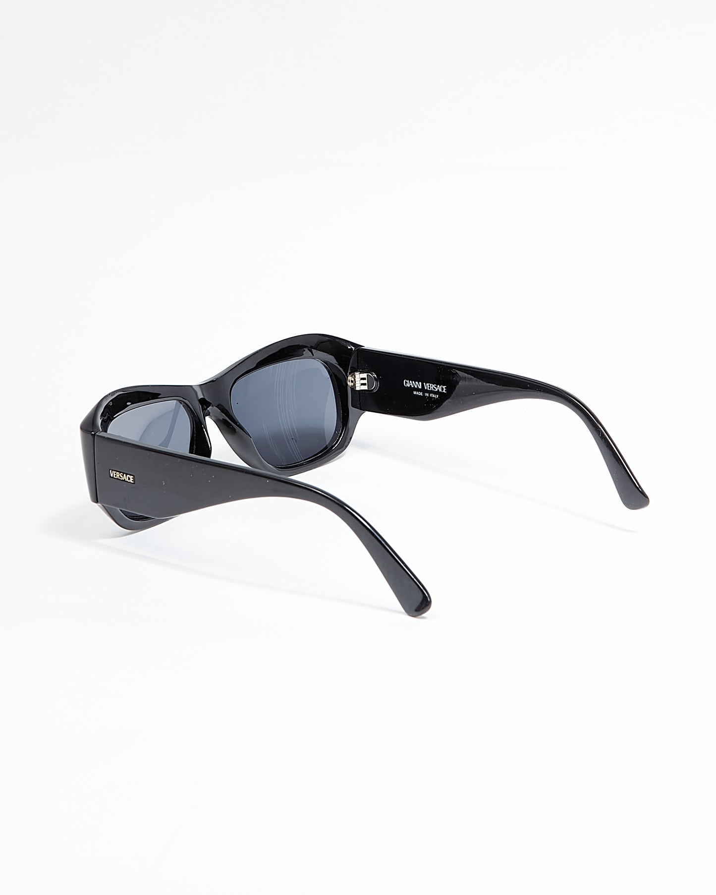 Versace Black Vintage Square MOD375 Sunglasses