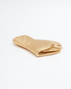 Dior Gold Embossed Leather Saddle Coin Pouch