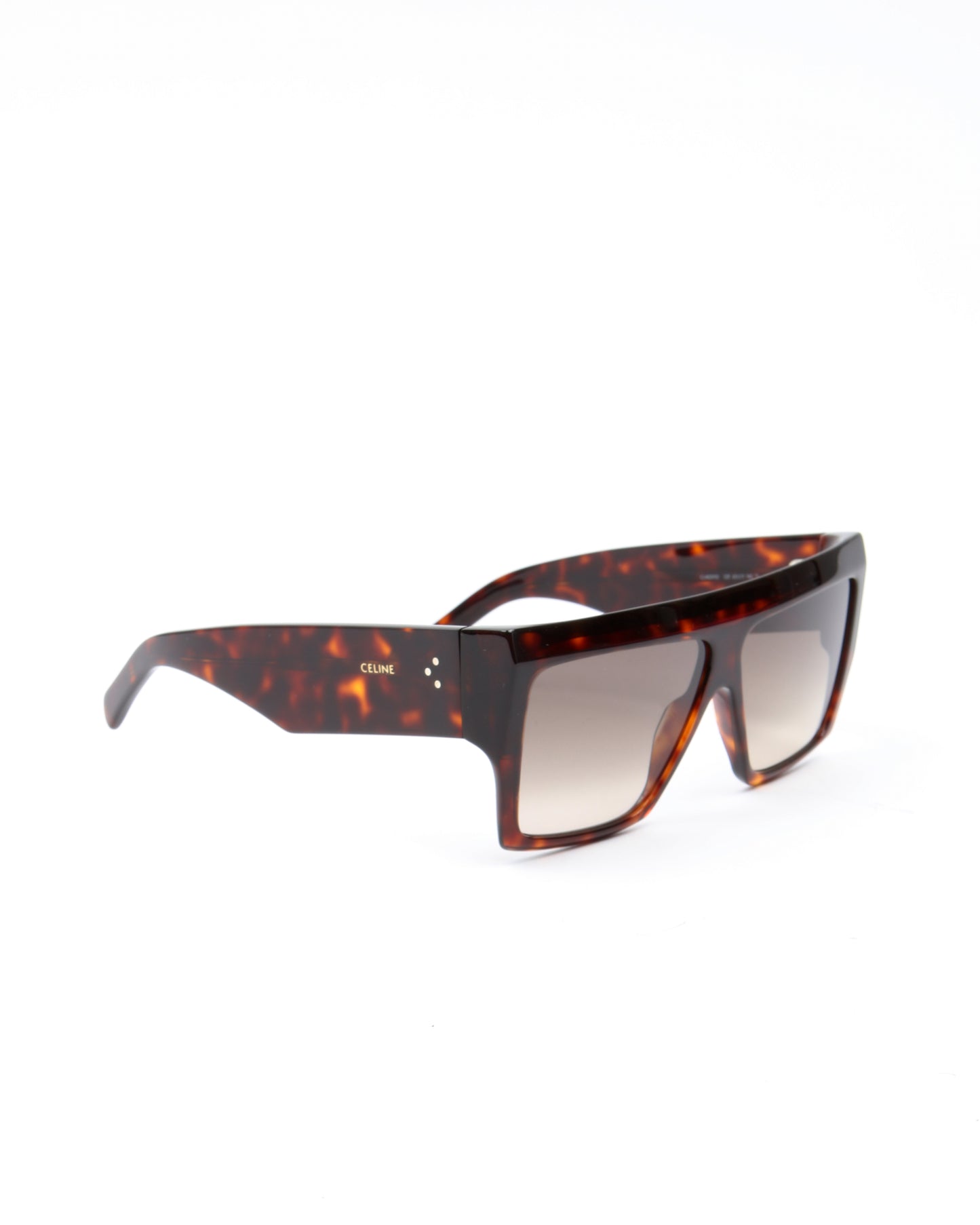 Celine Brown Tortoise Square CL400921 Sunglasses