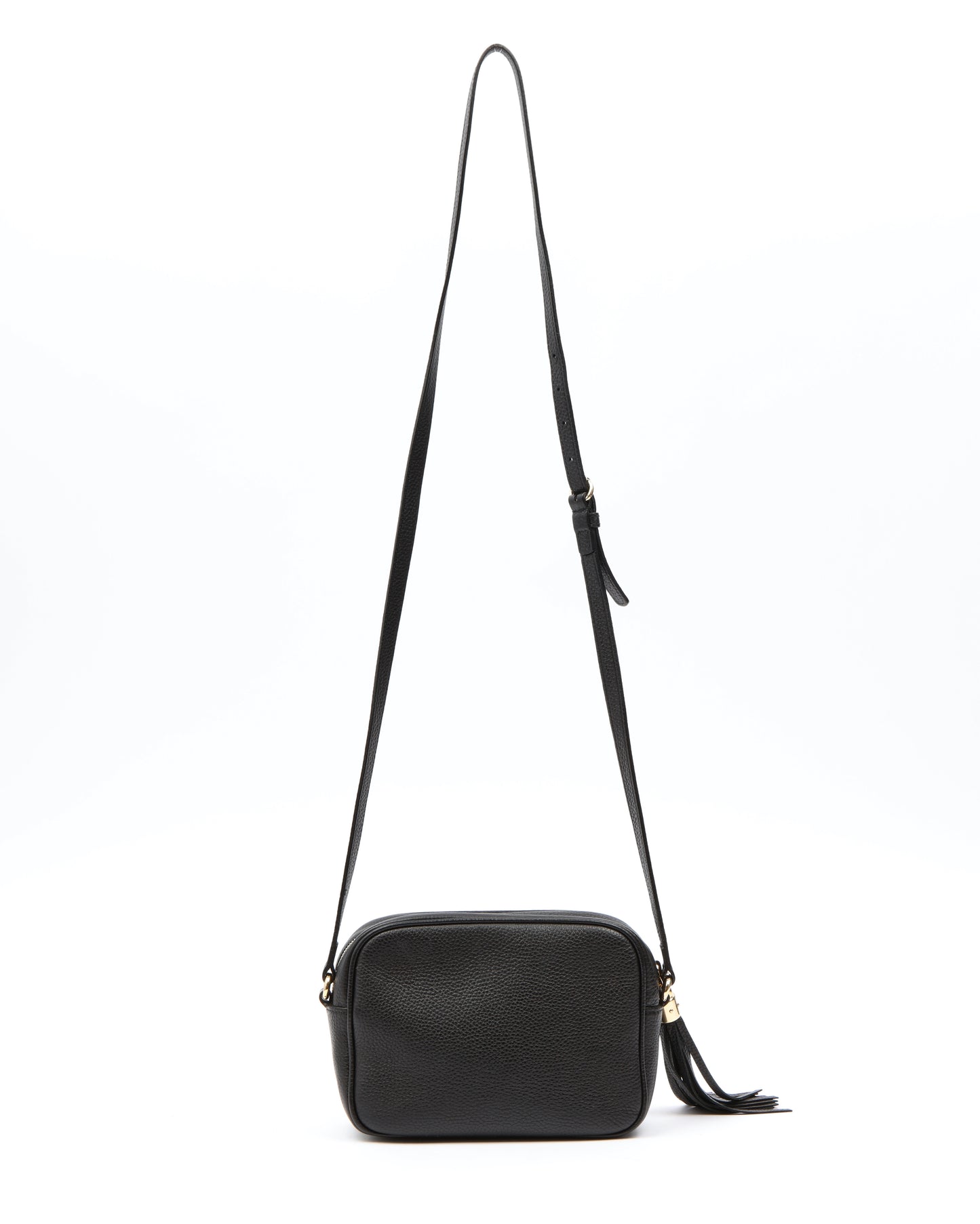 Gucci Black Pebbled Leather Disco Soho Crossbody Bag