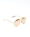 Dior Gold & Rose Gold Two Tone DiorSplit1 Aviator Sunglasses