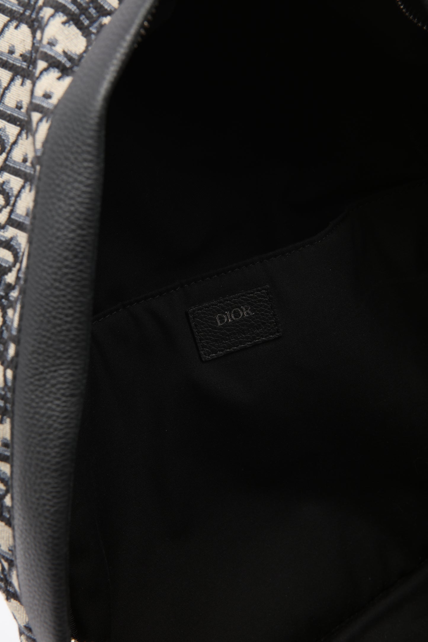 Dior Navy Oblique Canvas Rider Backpack