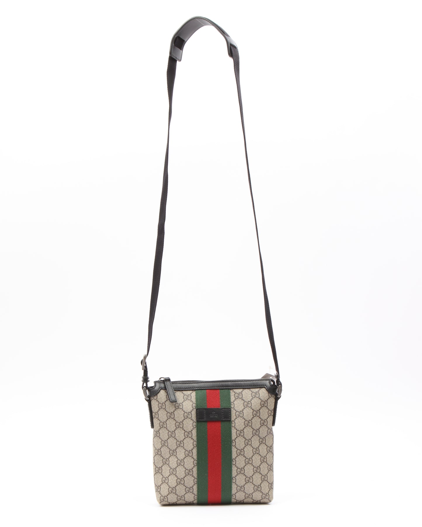 Gucci GG Supreme Web Canvas Crossbody Bag