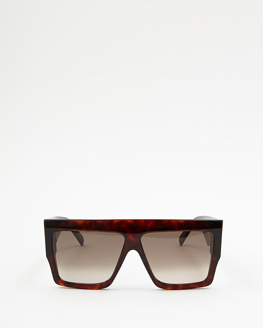 Celine Brown Tortoise Rectangular CL400921 Sunglasses