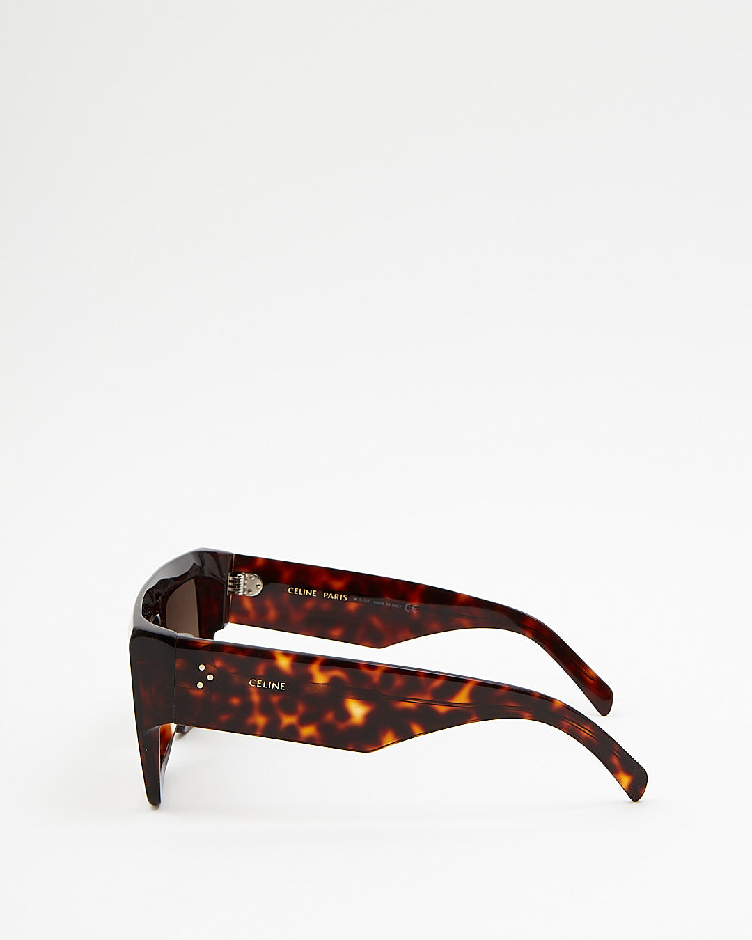 Celine Brown Tortoise Rectangular CL400921 Sunglasses
