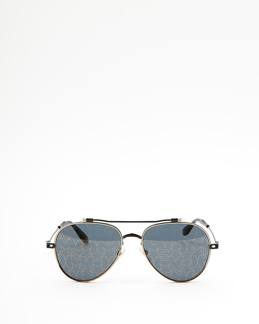 Givenchy Black/Gold Star Design Aviator GV7057 Sunglasses