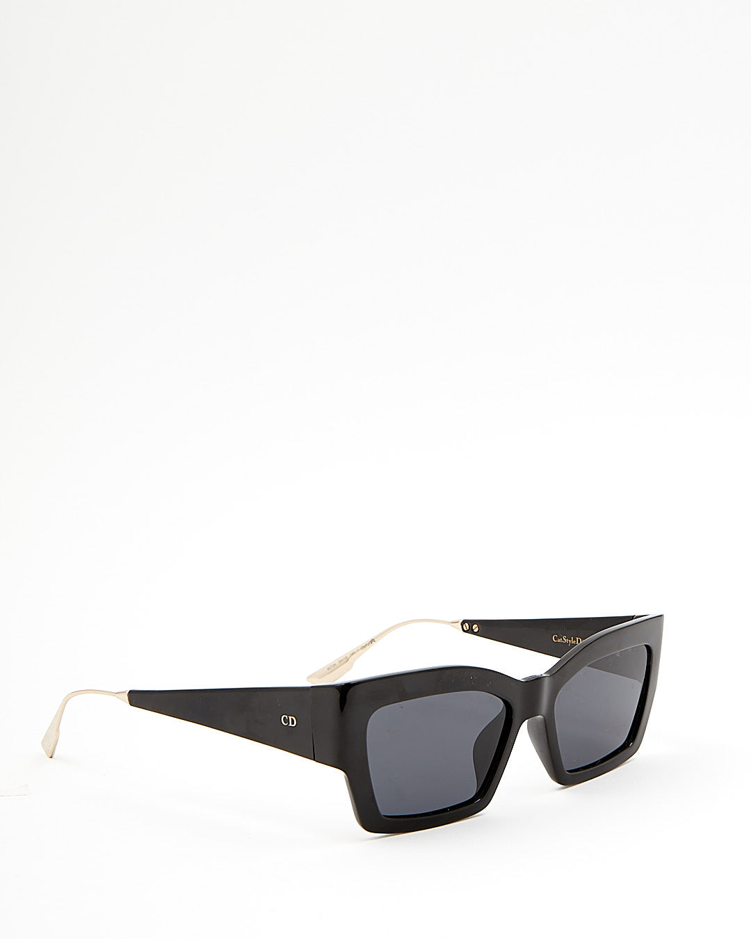 Lunettes de soleil étroites noires Dior CatStyleDior2 noires