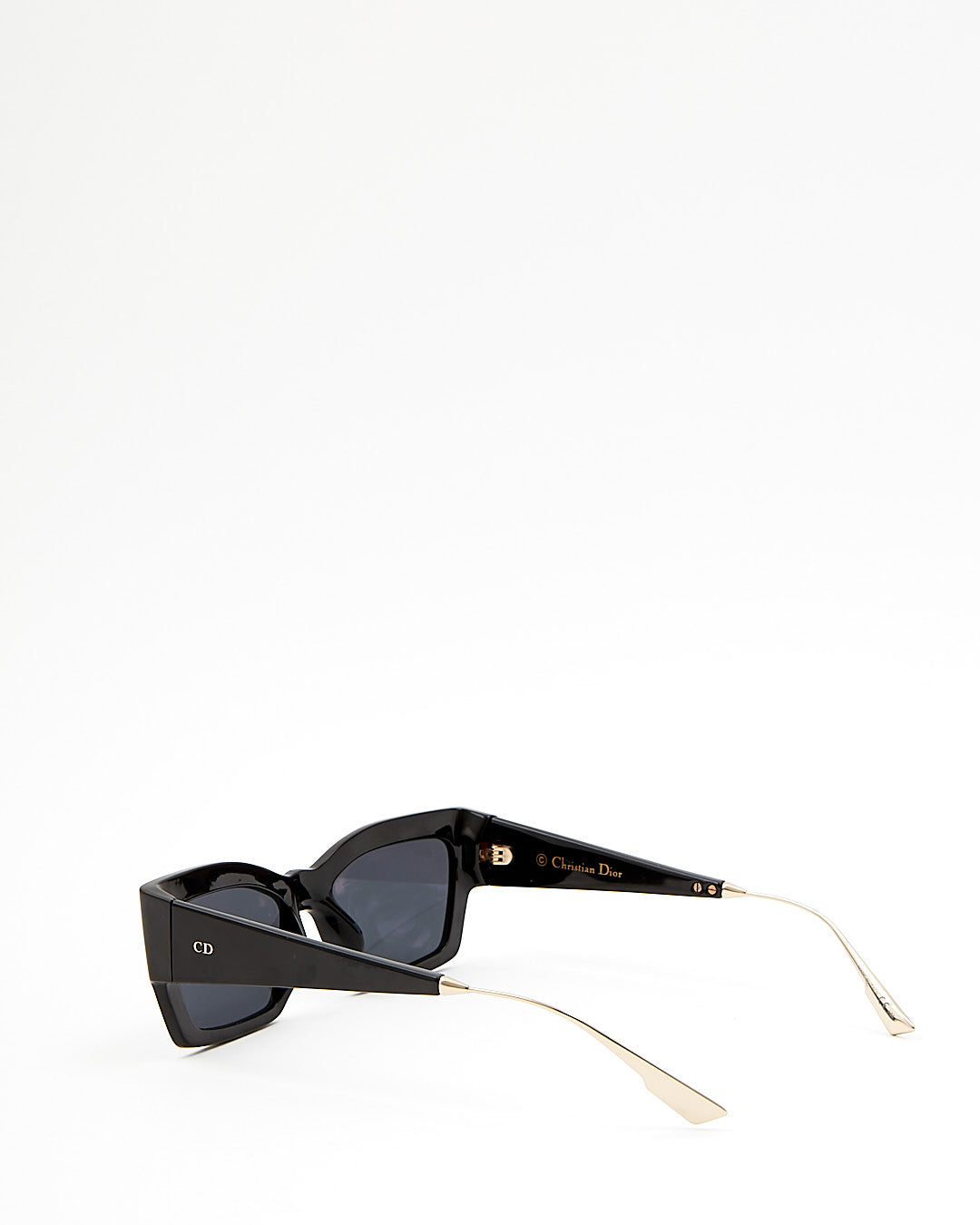 Lunettes de soleil étroites noires Dior CatStyleDior2 noires