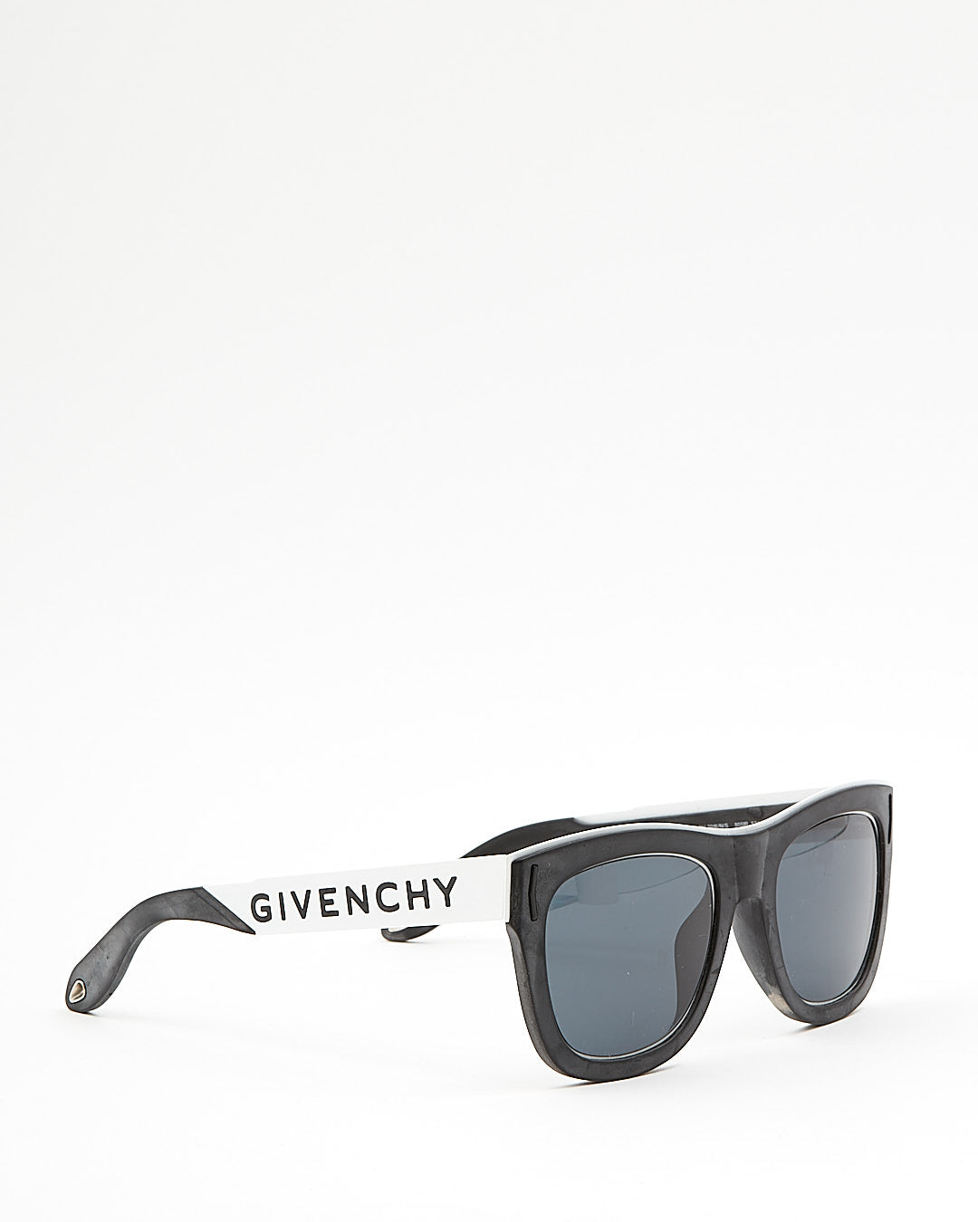 Lunettes de soleil Givenchy gris/blanc avec logo en caoutchouc GV7016