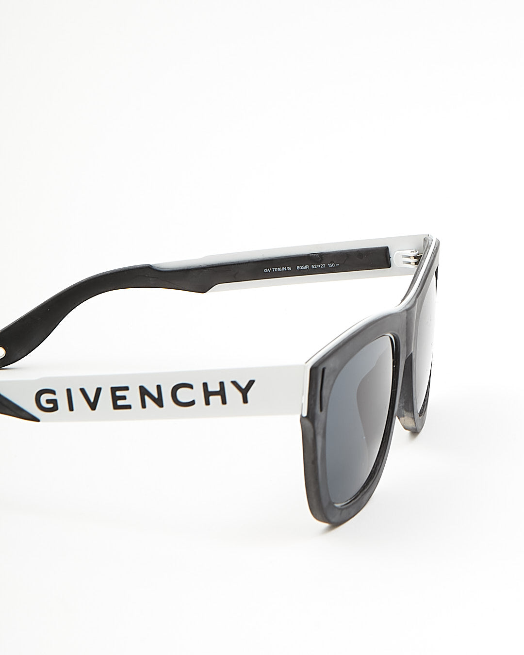 Lunettes de soleil Givenchy gris/blanc avec logo en caoutchouc GV7016