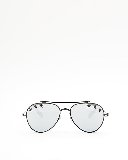 Givenchy Black Stars Aviator Sunglasses