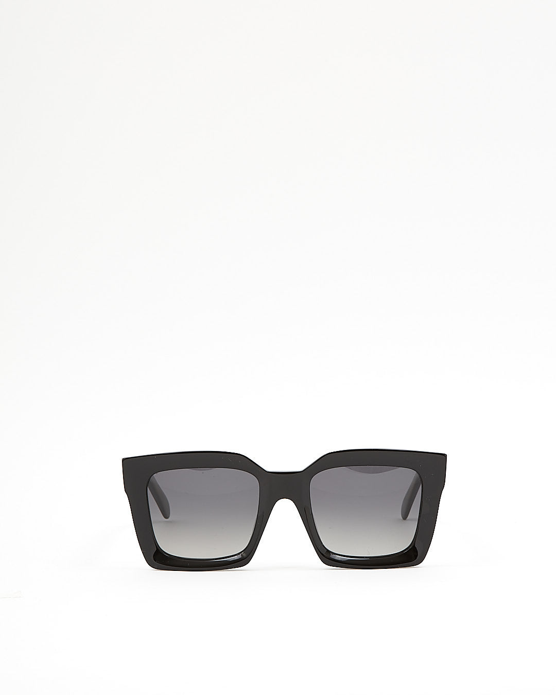 Lunettes de soleil polarisées surdimensionnées carrées noires Celine CL40130F
