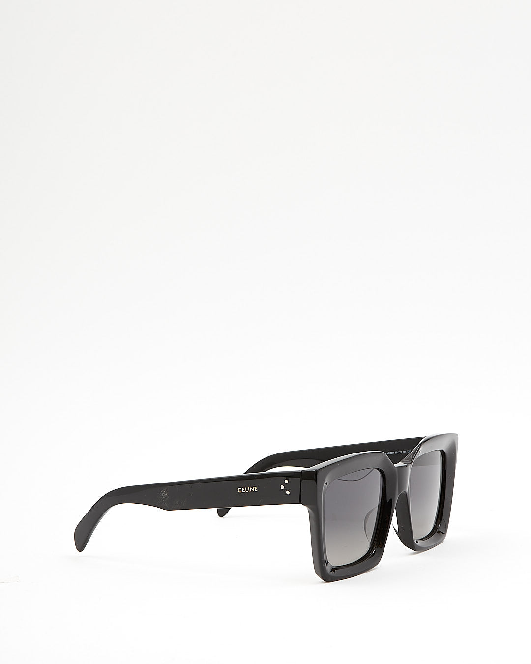 Celine Black Square Oversized CL40130F Polarized Sunglasses