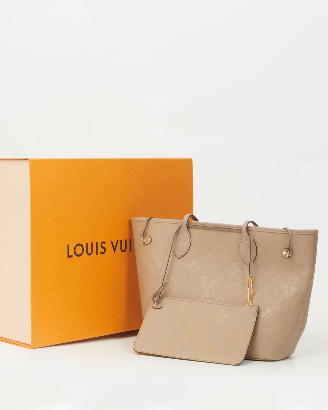 Louis Vuitton Monogram Empreinte Giant Neverfull MM Tote Bag