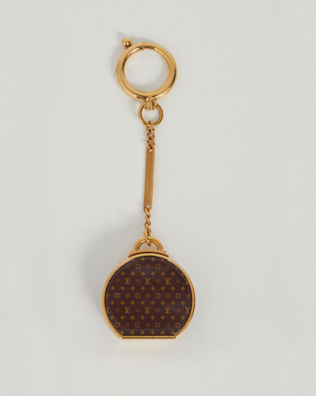 Louis Vuitton Monogram Plastic Micro Boîte Chapeau Mirror Key Charm