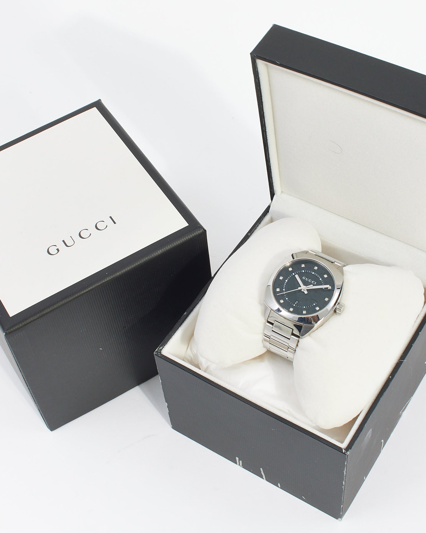 Gucci Stainless Steel GG2570 Watch with Diamonds 29mm