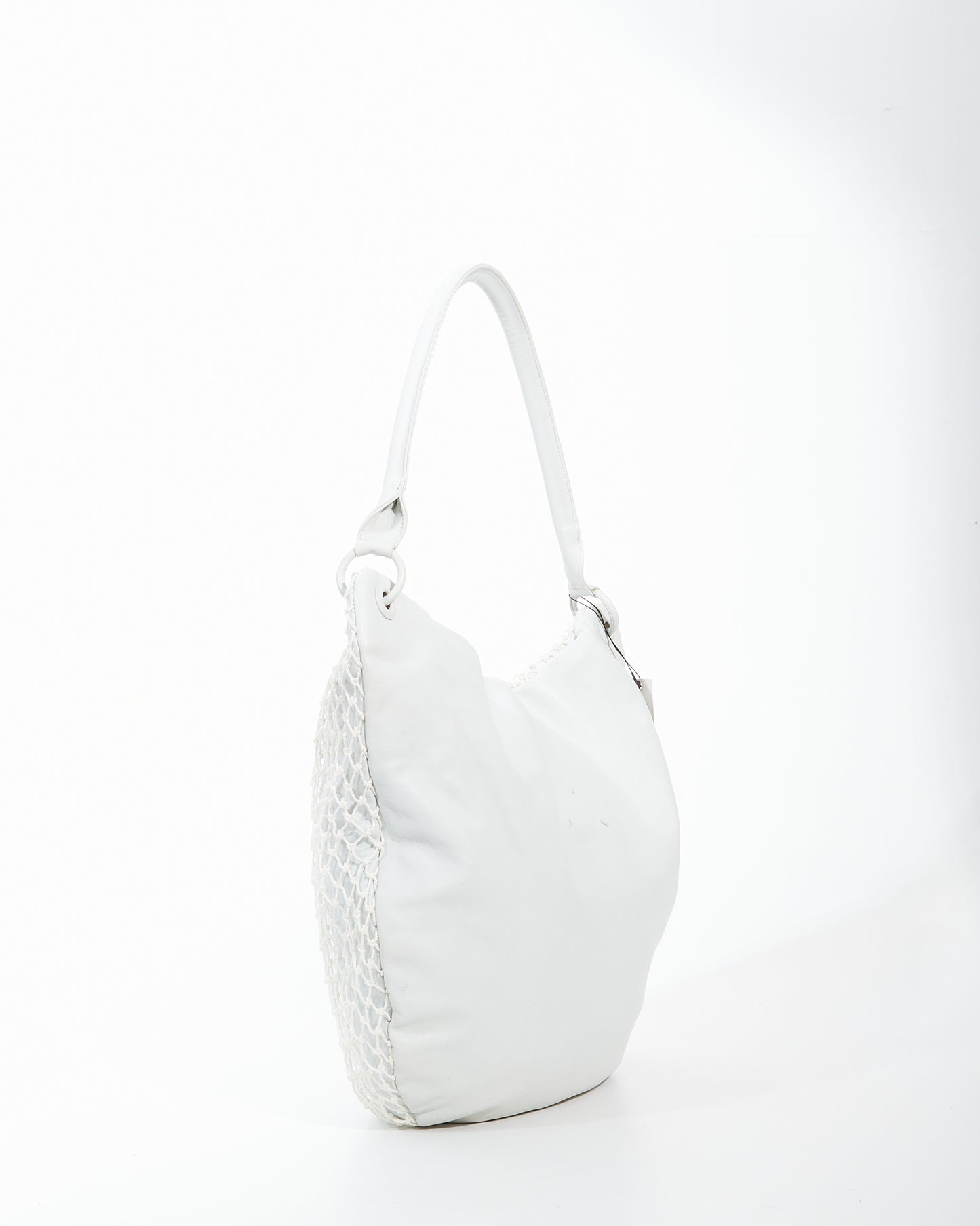 Maison Margiela Off White Fishnet Shoulder Bag