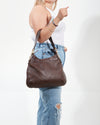 Gucci Brown GG Leather Supreme Shoulder Bag
