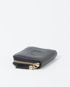 Gucci Black Pebbled Leather Small Zippy Wallet