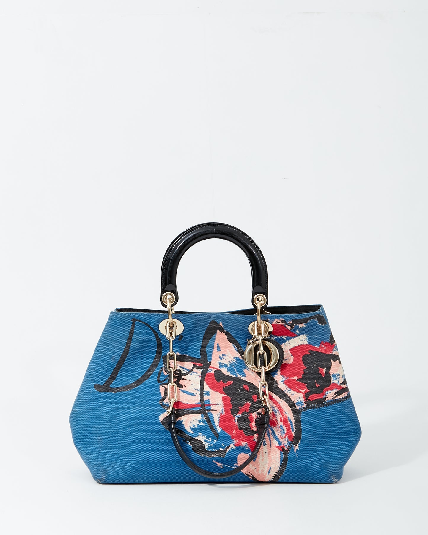 Grand sac cabas Diorissimo à imprimé floral en denim Dior
