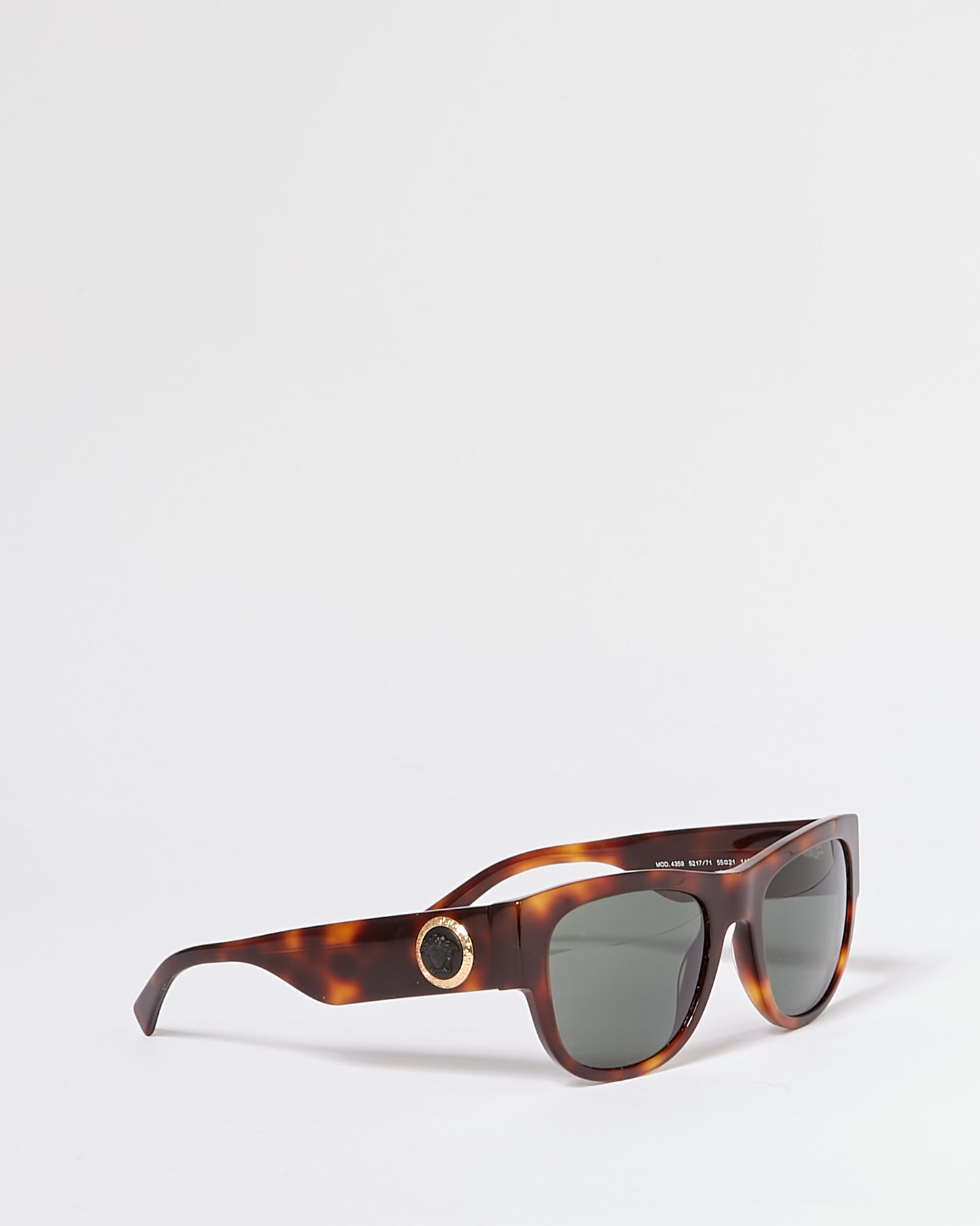 Versace Brown Tortoise Medusa MOD4359 Sunglasses