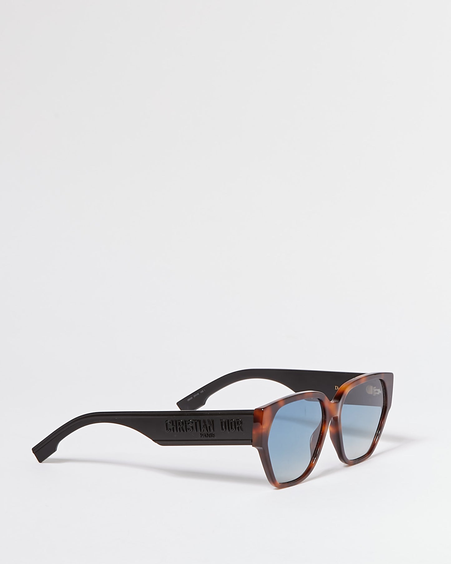 Dior Brown/Black Tortoise DiorID1 Square Sunglasses