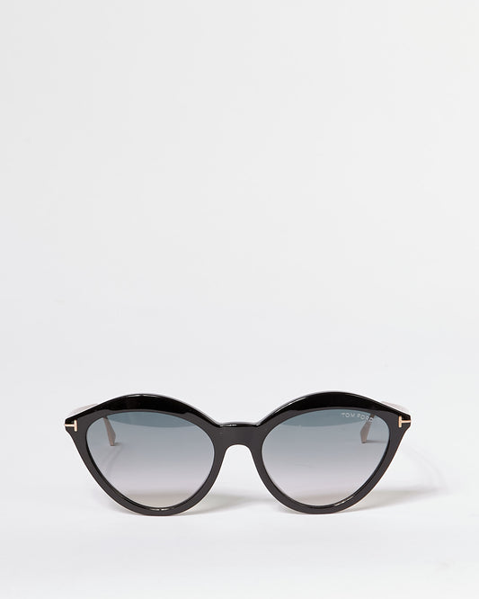Tom Ford Black Cat Eye Chloe TF663 Sunglasses