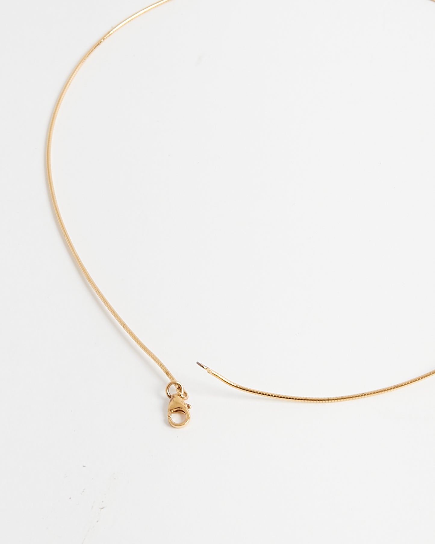 Hermès Pink/Gold 18K Pop H Cube Pendant Necklace