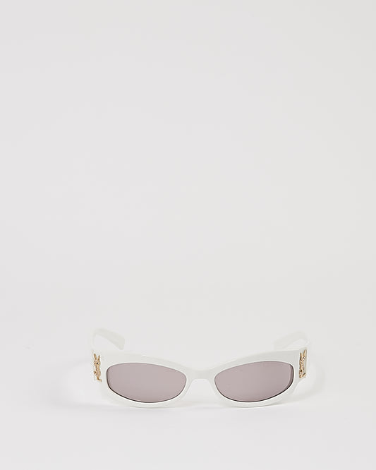 Saint Laurent Vintage White Logo 6059/Strass Sunglasses