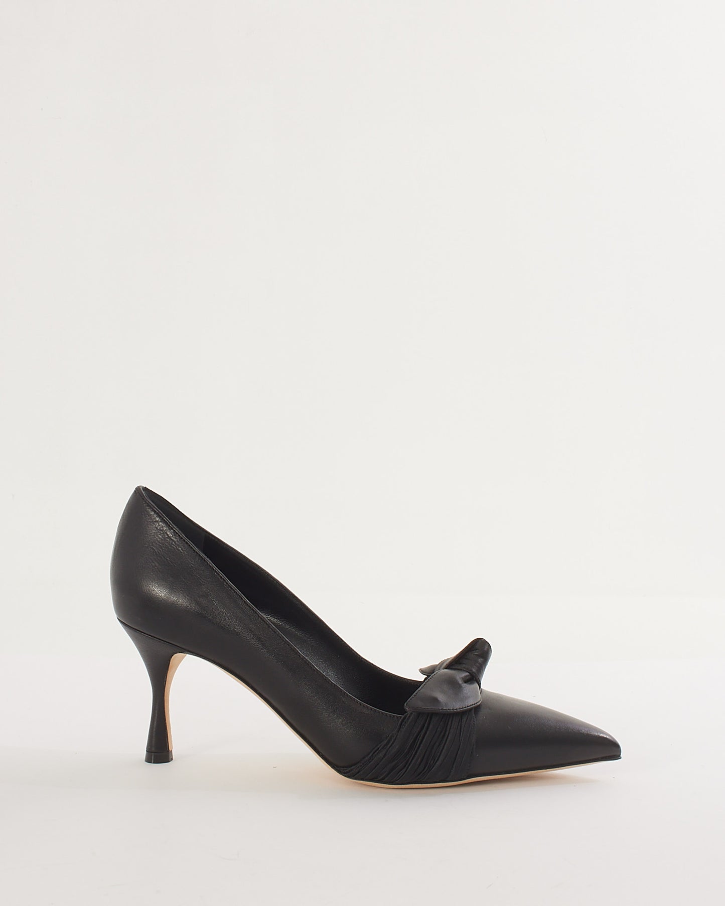 Chaussures Papaita en cuir noir Manolo Blahnik - 37