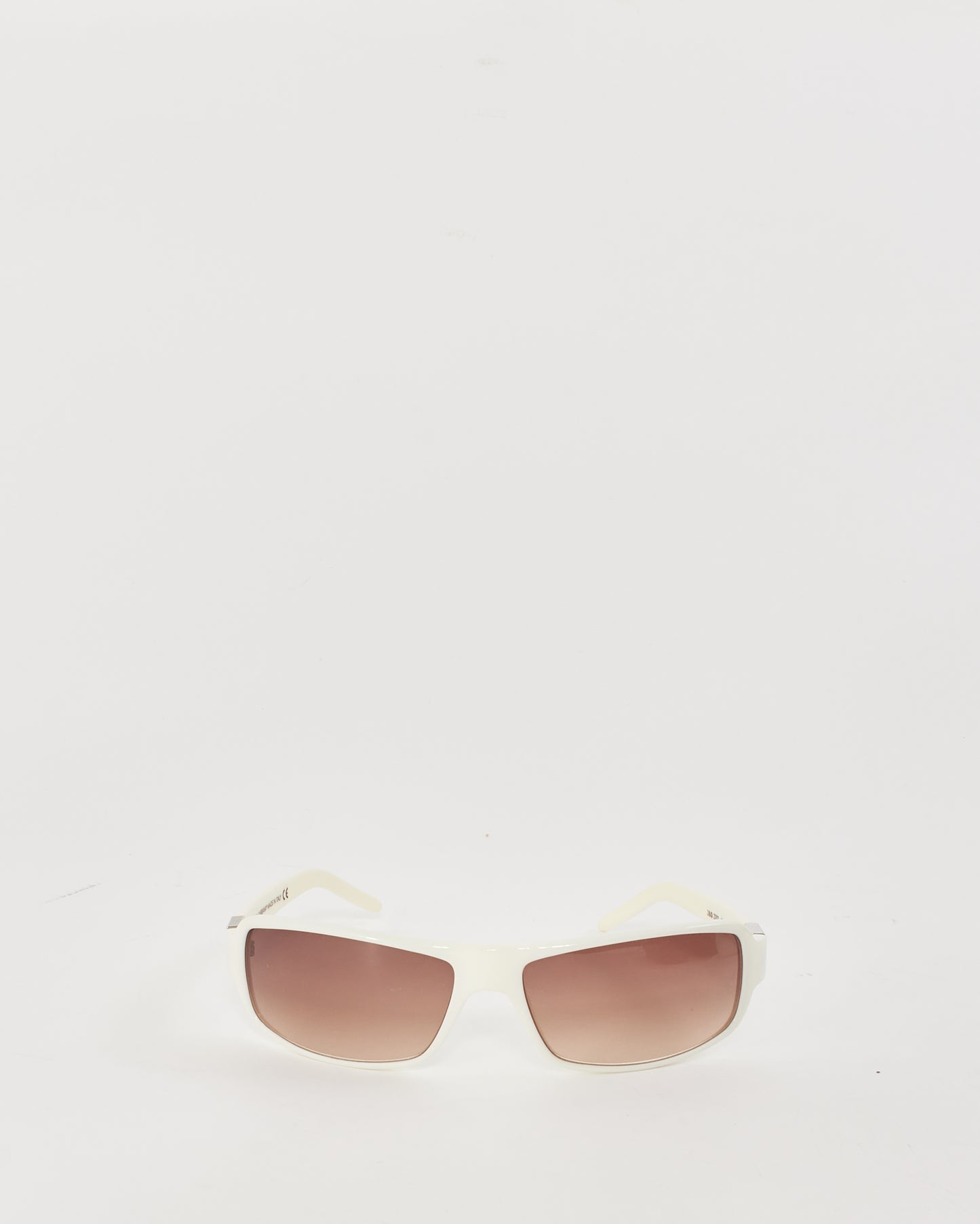 Dolce & Gabbana White Thin Frame 2202 898 Sunglasses