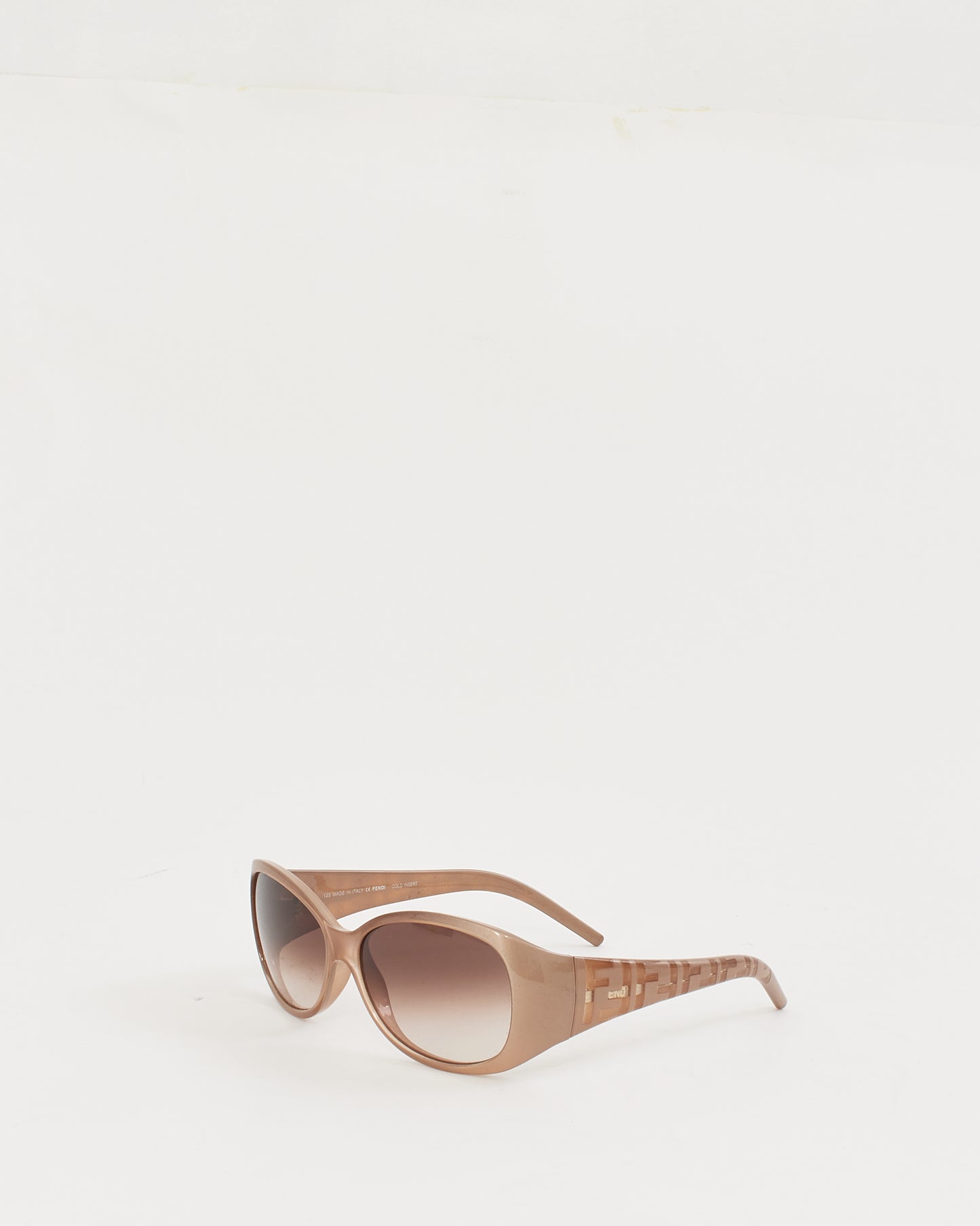 Fendi Beige FS407 Arm Logo Sunglasses