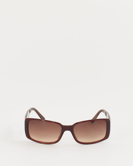 Chanel Vintage Brown Square Frame Sunglasses 5115Q – RETYCHE