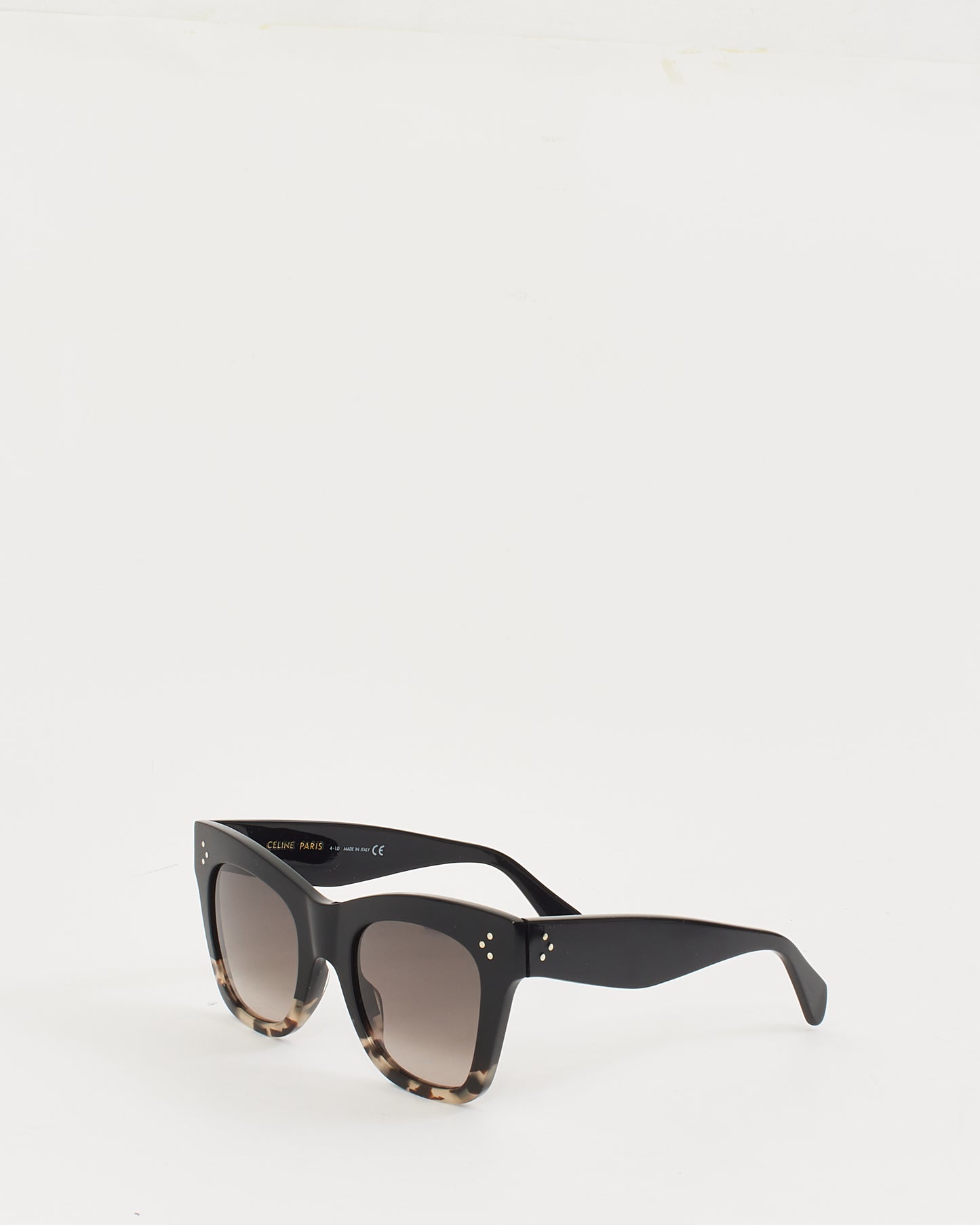 Celine Black and Tortoise CL4004IN Cat Eye Sunglasses