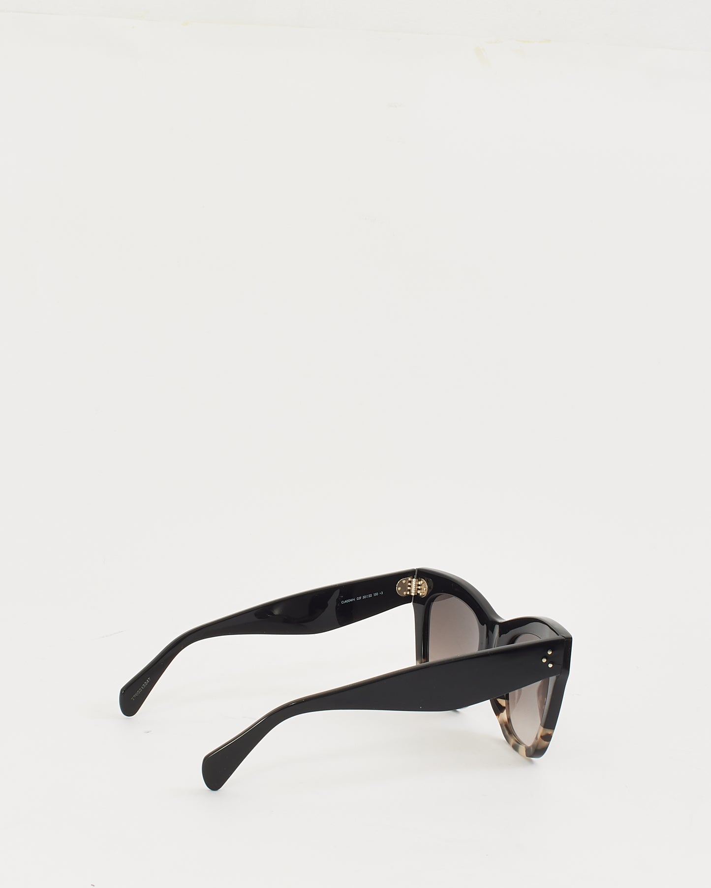 Celine Black and Tortoise CL4004IN Cat Eye Sunglasses