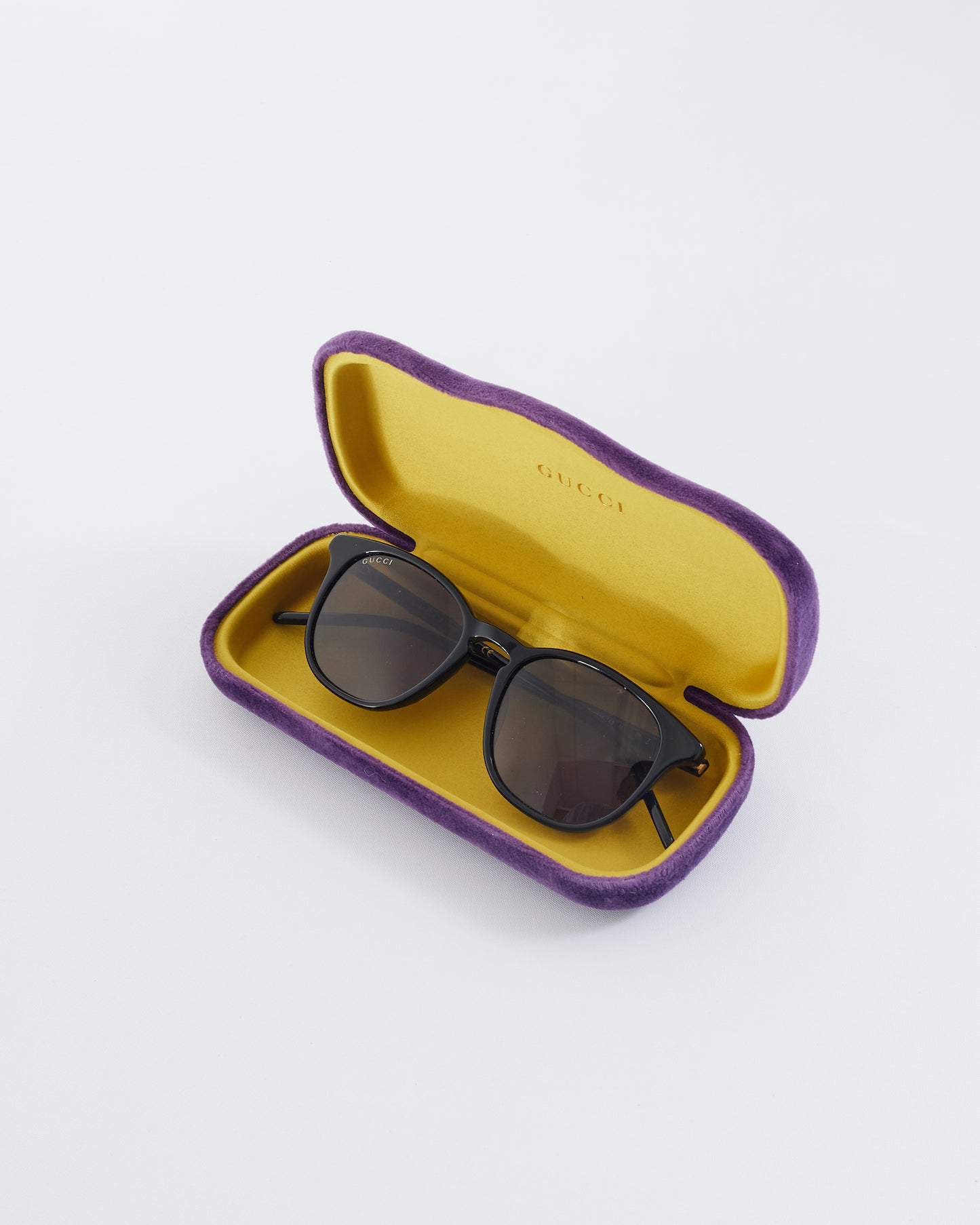 Gucci Black Round Wayfarer GG1157S Sunglasses