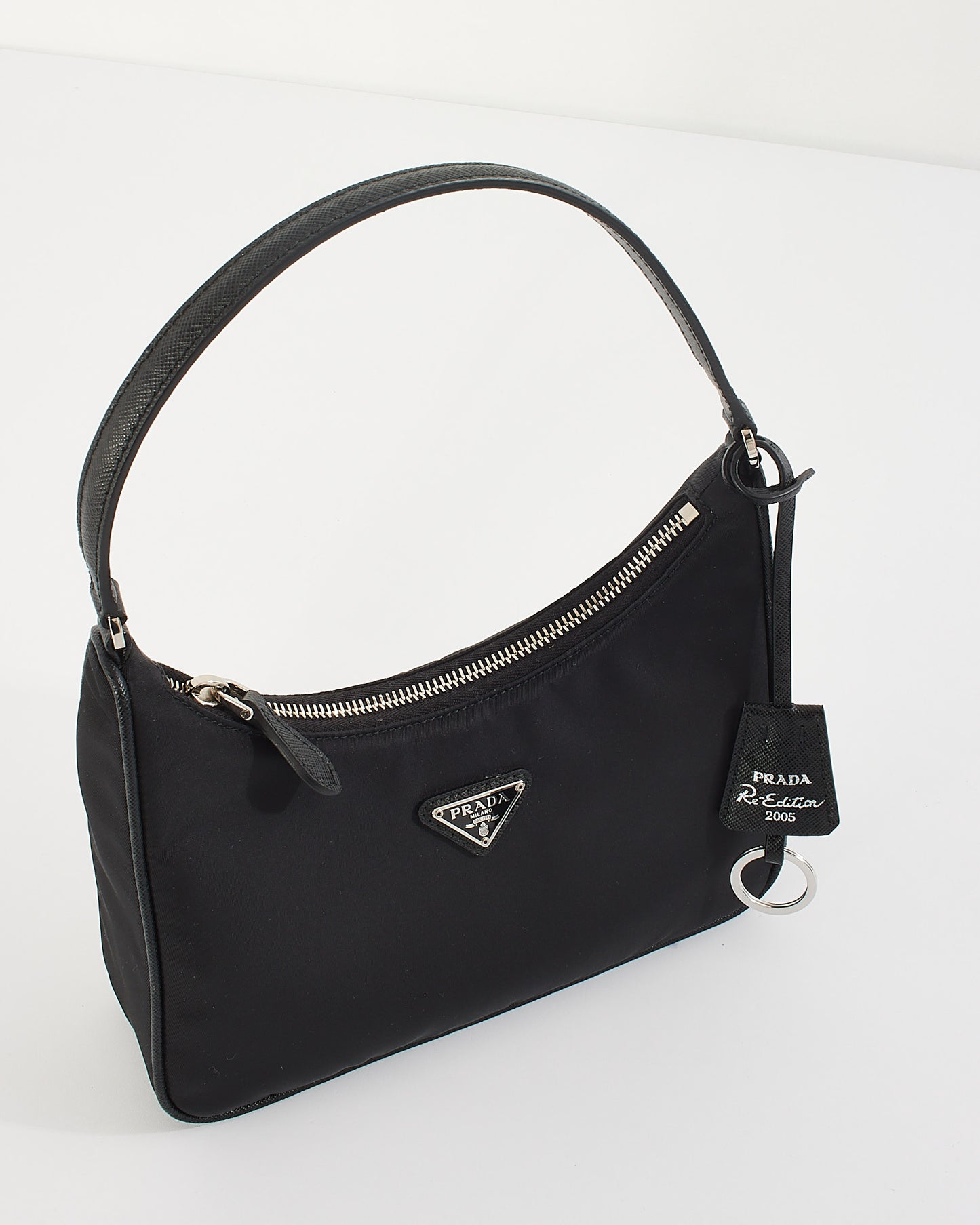 Prada Black Nylon Re-Edition 2005 Mini Bag