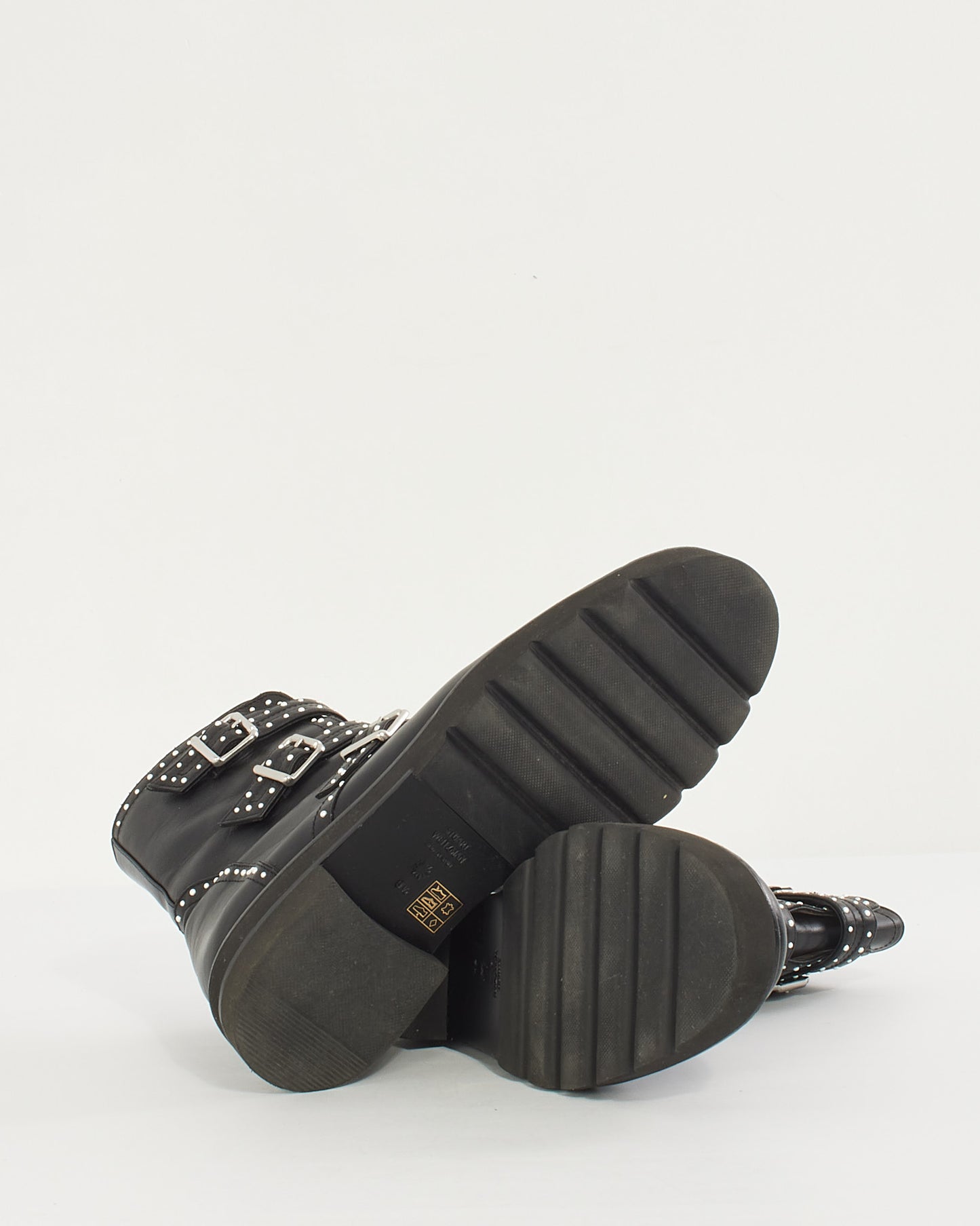 Stuart Weitzman Black Leather Jesse Lift Boot - 40