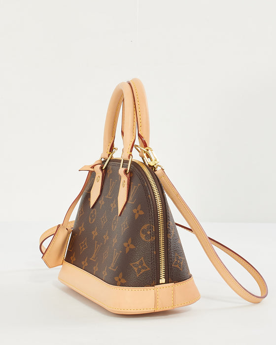 Louis Vuitton Monogram Canvas Alma BB Bag with Strap – RETYCHE