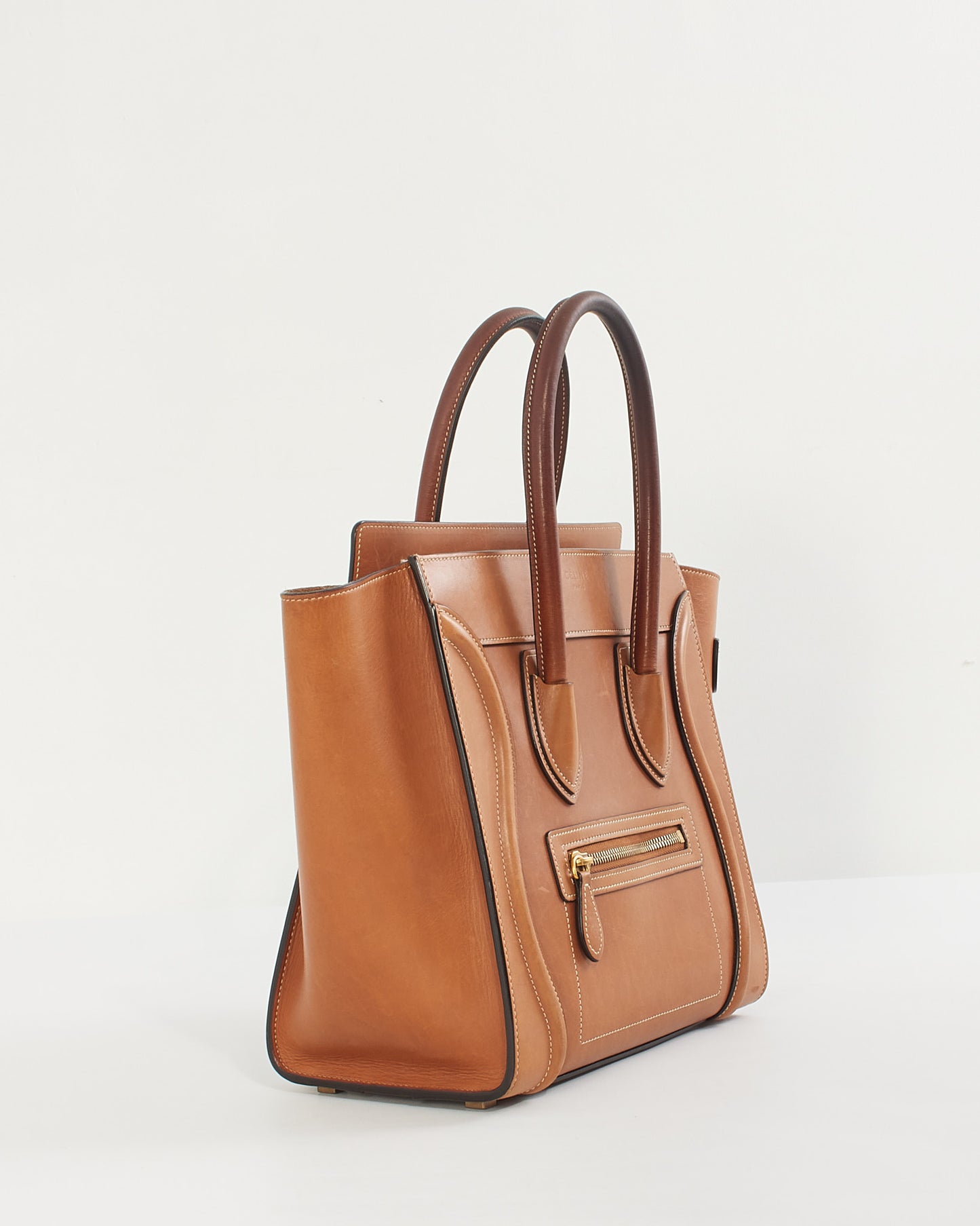 Celine Tan Smooth Leather Micro Luggage