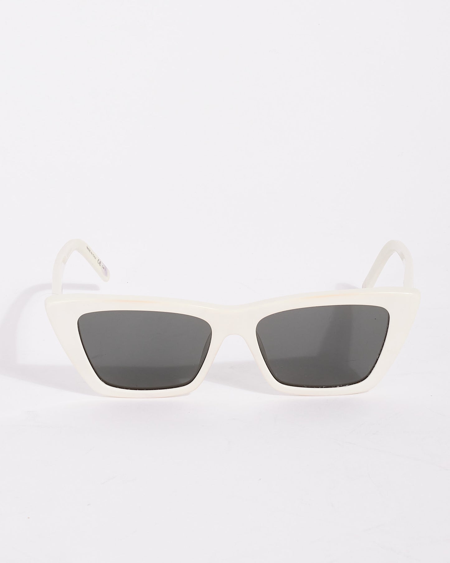 Saint Laurent White SL276 Mica Cat Eye Sunglasses