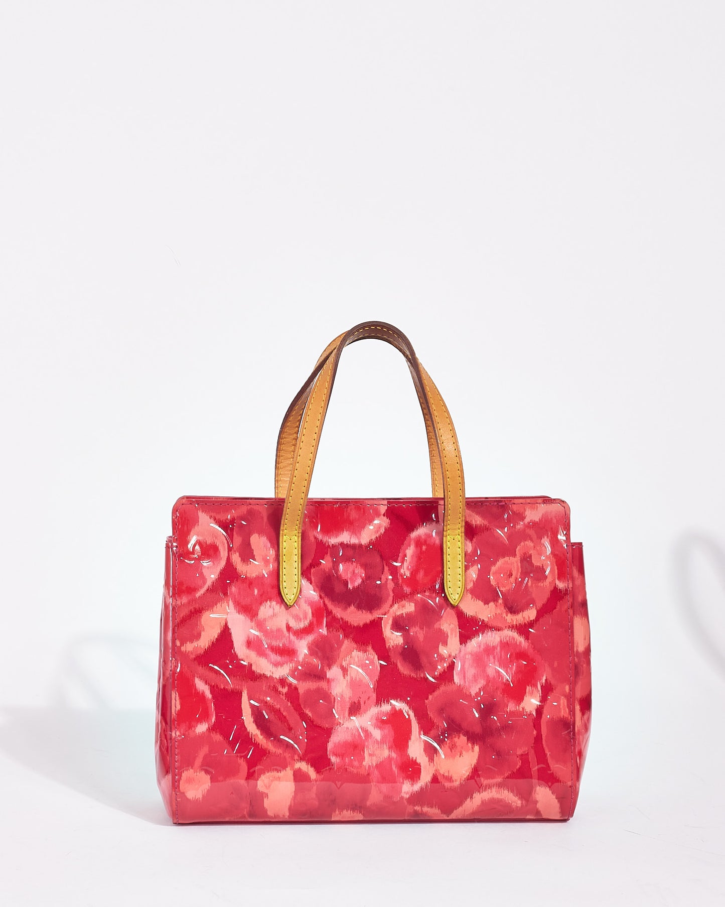 Louis Vuitton Rose Monogramme Vernis Ikat Roses Catalina BB