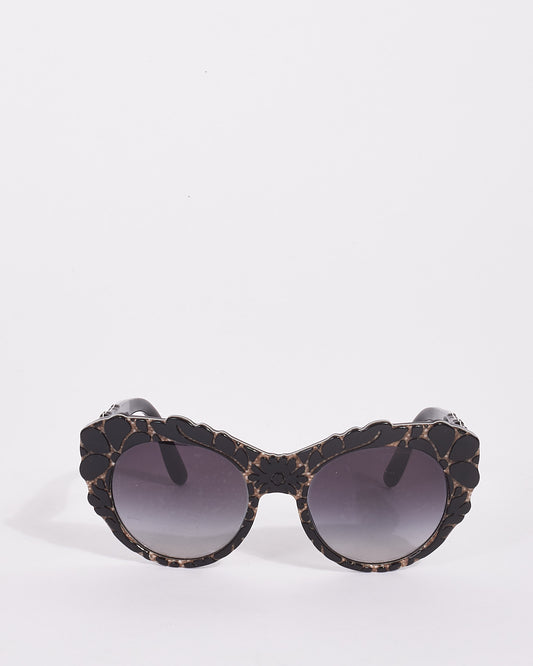 Dolce & Gabbana Acetate Floral Cat Eye DG4267 Sunglasses