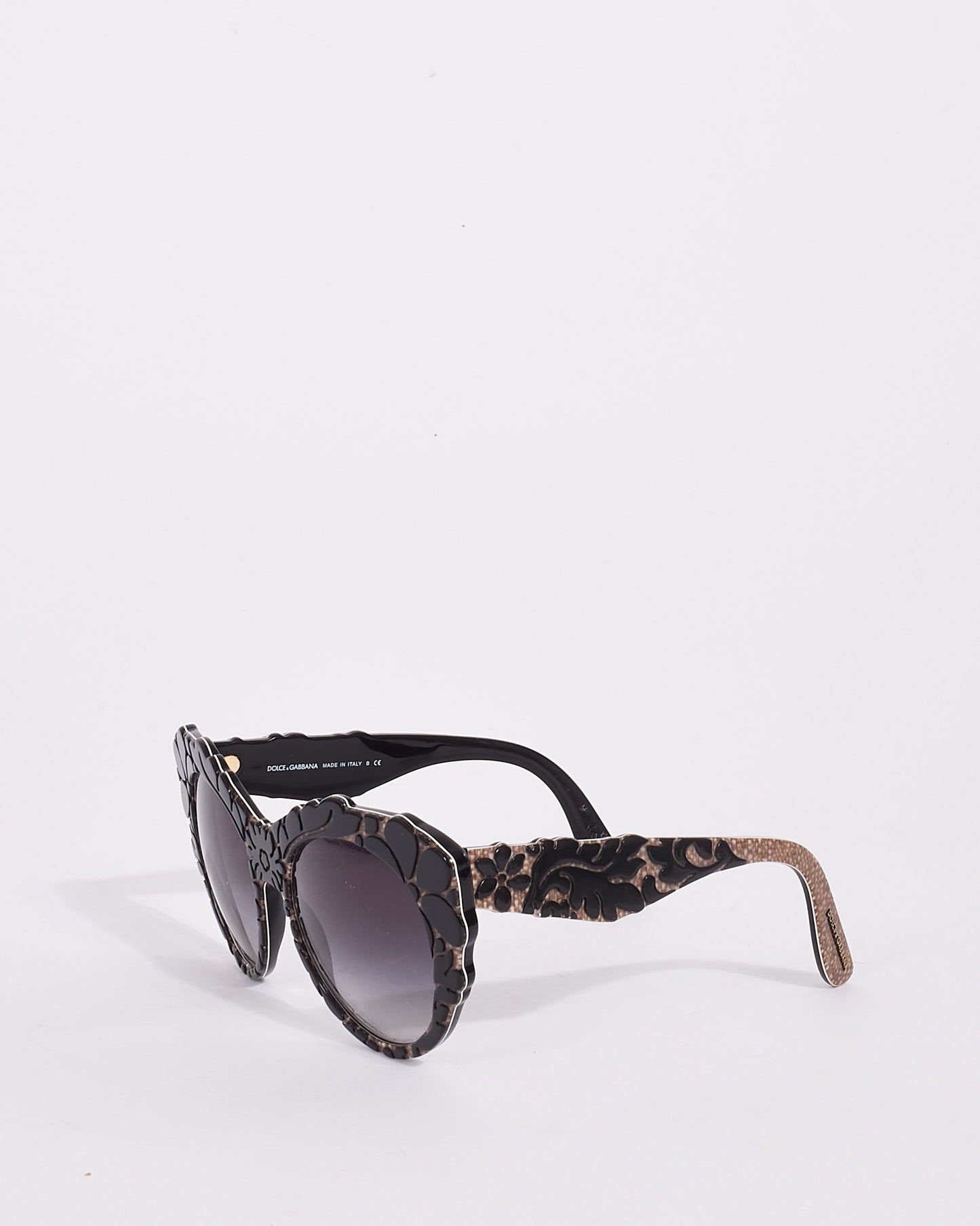 Dolce & Gabbana Acetate Floral Cat Eye DG4267 Sunglasses